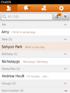 ChatON v1.8 for BlackBerry