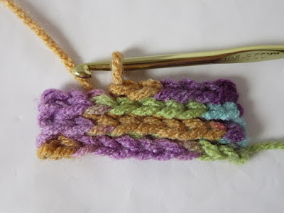 crochet, slip stitch, how to