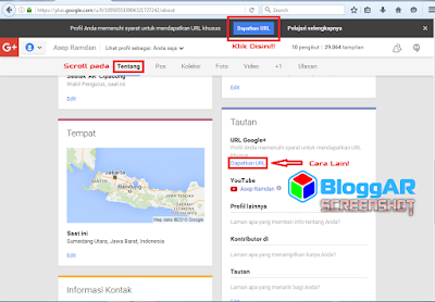  yaitu sosial media yang sediakan oleh  Baca ya :  Cara Mendapatkan URL Khusus Google Plus Nama Anda Sendiri