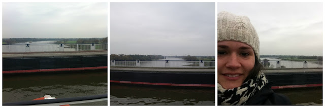 Ponte para barcos em Magdeburg, Alemanha