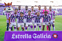 REAL VALLADOLID C. F. Temporada 2023-24. Cédric, Boyomo, César De la Hoz, Víctor Rofino, Masip, Sergio Escudero. Monchu, Raúl Moro, Luis Pérez, Iván Sánchez y Tunde. REAL VALLADOLID C. F. 3 🆚 RAYO VALLECANO DE MADRID 2 Miércoles 02/08/2023, 20:30 horas. XLIX edición del Trofeo Ciudad de Valladolid. Valladolid, estadio José Zorrilla: 7.457 espectadores. GOLES: ⚽1-0: 9’. Iván Cédric. ⚽2-0: 22’, Iván Cédric. ⚽3-0: 33’, Iván Cédric. ⚽3-1: 70’, Florian Lejeune. ⚽3-2: 90’, Álvaro García.