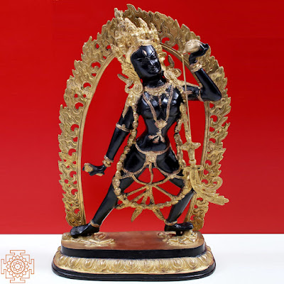 Vajrayogini Brass Statue - Tibetan Buddhist Deity