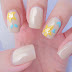 Yellow Lilies Nail Art