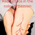 Red tattoos in the color of passion