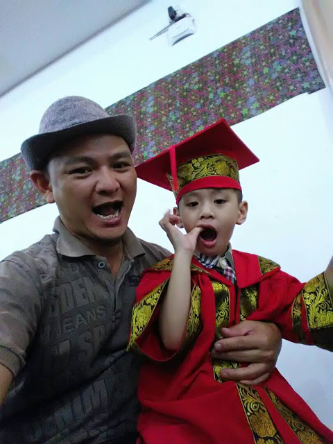 lil' Iman on his playschool convocation day