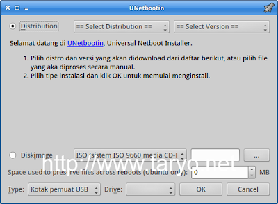  ialah perangkat untuk  menciptakan sistem Live USB Membuat Media Installer Ubuntu Di Flashdisk Dengan Unetbootin