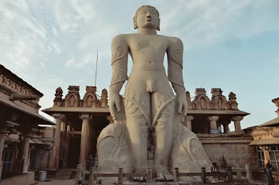 Statue of Bahubali in Sravanabelagola