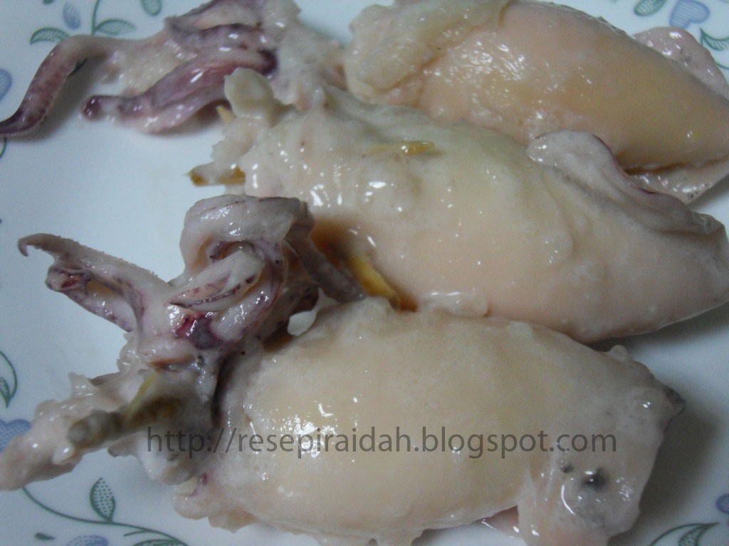 Resepi Sotong Pulut Terengganu - Terserarah-lah