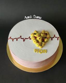 Rasmalai Cake Design for mom