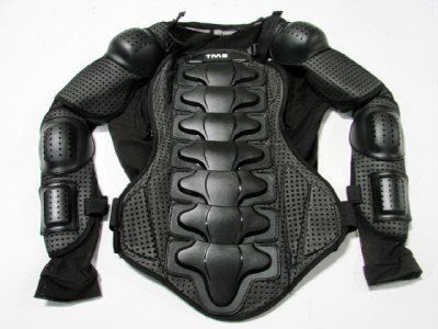 Motorcycle Full Body Armor Protector Street Motocross ATV Jacket Shirt 