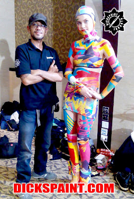 Body Painting MAC Cosmetics Jakarta