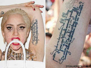 Lady Gaga Tattoos