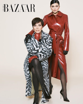 Kylie and Kris Jenner Harper's Bazaar Arabia Cover