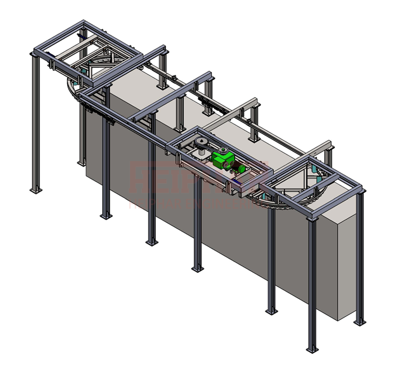 ระบบโซ่ลำเลียง X-348 Trolley Conveyor