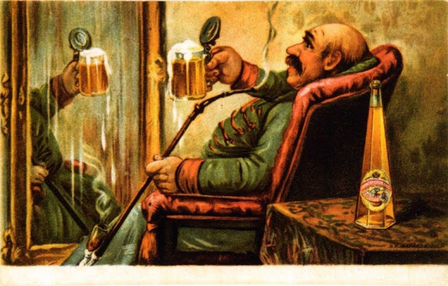 Antiguos anuncios rusos de cerveza