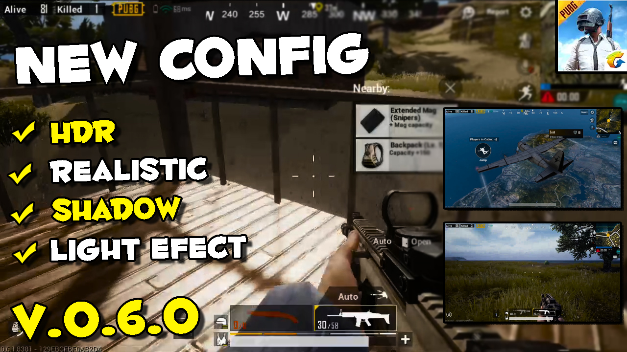 Pubg Mobile High Extreme Config Hdr Realistic No Lag New Update 0 6 - pubg mobile high extreme config hdr realistic no lag new update 0 6 0