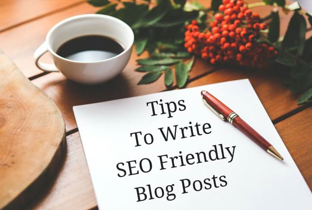 How to write SEO friendly blog posts
