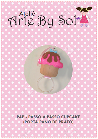 PAP - CUPCAKE - PORTA PANO DE PRATO