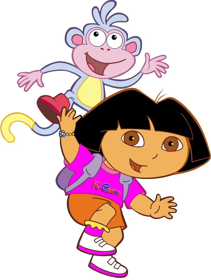 Gambar Kartun Dora Vektor Format Png