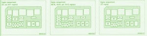 Fuse Box Toyota 1996 Corolla Engine Compartment Diagram