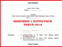 DOKUMEN 1 STPPA PAUD TAHUN 2019