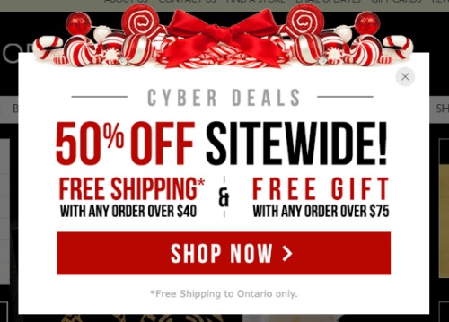 The Body Shop Cyber Monday 50% off + Free Shipping + Free Gift