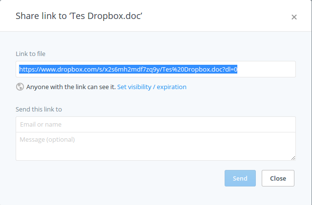 Cara aman upload dan share file atau dokumen penting di Dropbox