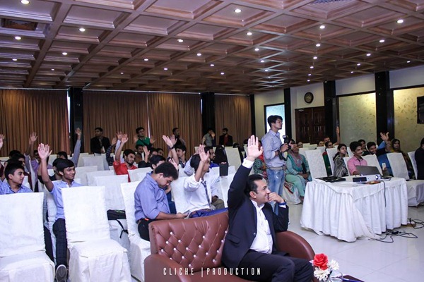 shahzad khan of ARY at The Mentor Club Conference