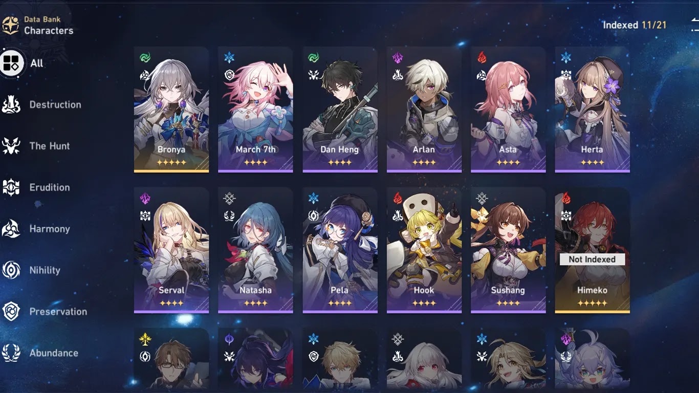 HSR Account SSR Bronya