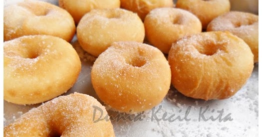 DUNIA KECIL KITA .: DONUT (TANPA TELUR)