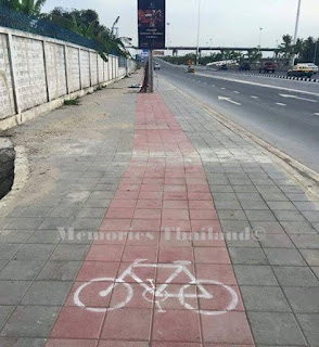Bangkok's safe bicycle lane