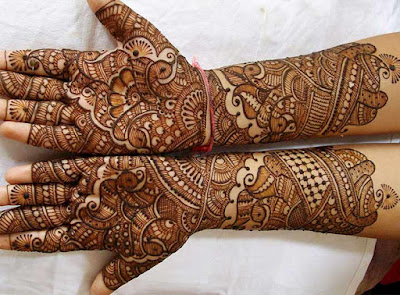 Bridal Mehndi Designs for Full Hands