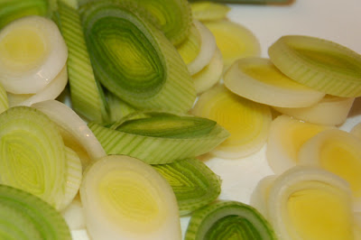 Chopped leeks