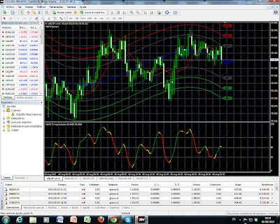 interfaz de la plataforma Metatrader 4