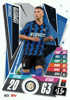 Topps Match Attax 2020-2021 FC Internazionel Milano Set