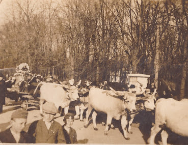 1935, a harang ünnepélyes hazahozatala a pataki vasútállomásról