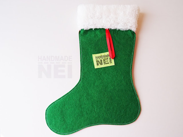 Handmade Nel: Коледен чорап с име "Ива"