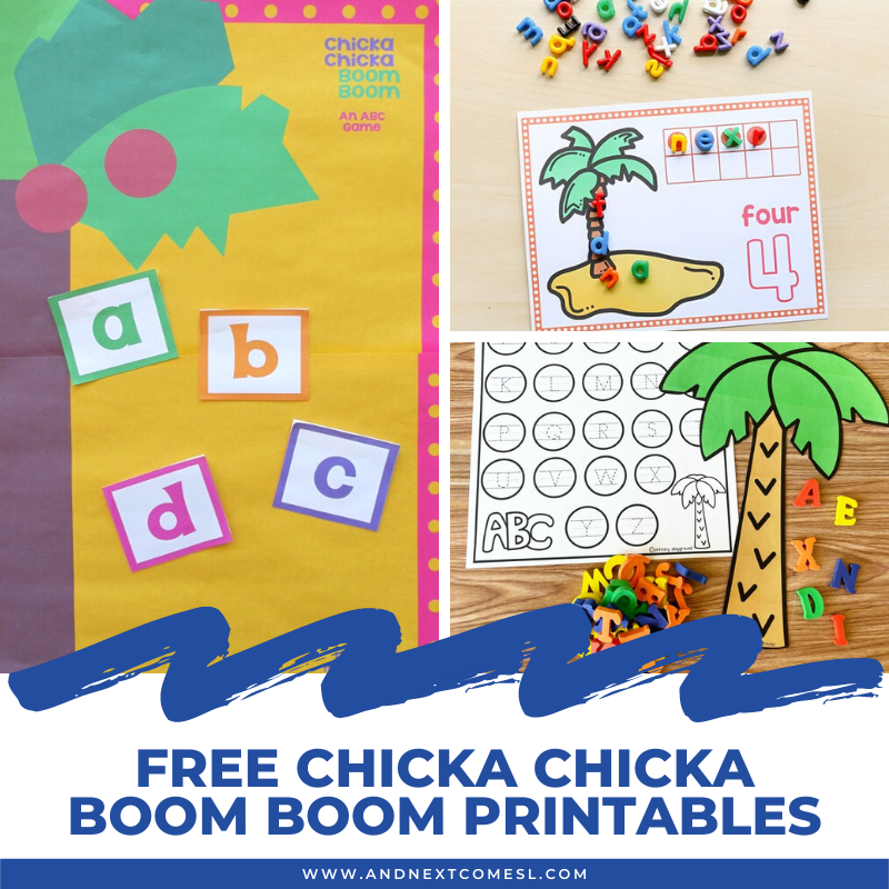 Chicka Chicka Boom Boom Alphabet Flash Cards by The Joys of Littles