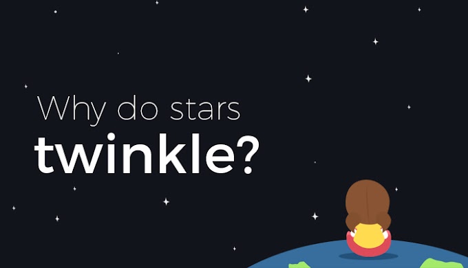 Why do stars twinkle ?