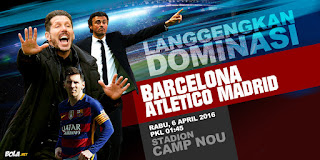 BANDAR BOLA - Data dan Fakta Liga Champions: Barcelona vs Atletico Madrid