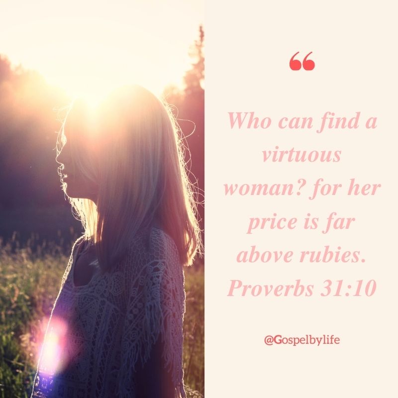 Verse for the Day of the Virtuous Woman