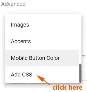 Blogger Add CSS Customization