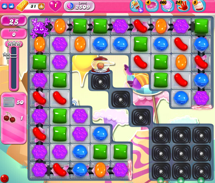 Candy Crush Saga level 2509