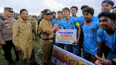 Turnamen Sepak bola Walikota Cup antar Pelajar di Kota Tangerang telah selesai, Ini Juaranya!