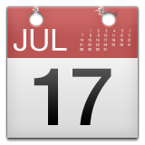 emoji calendário 17 de julho