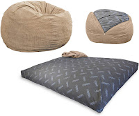 CordaRoys Beanbag Chair Converts From A Chair To A Standard Fullsize Bed