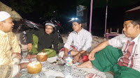 Di Pantai Kartini, NU Ranting Ngabul Bahas Gerakan Koin NU Peduli