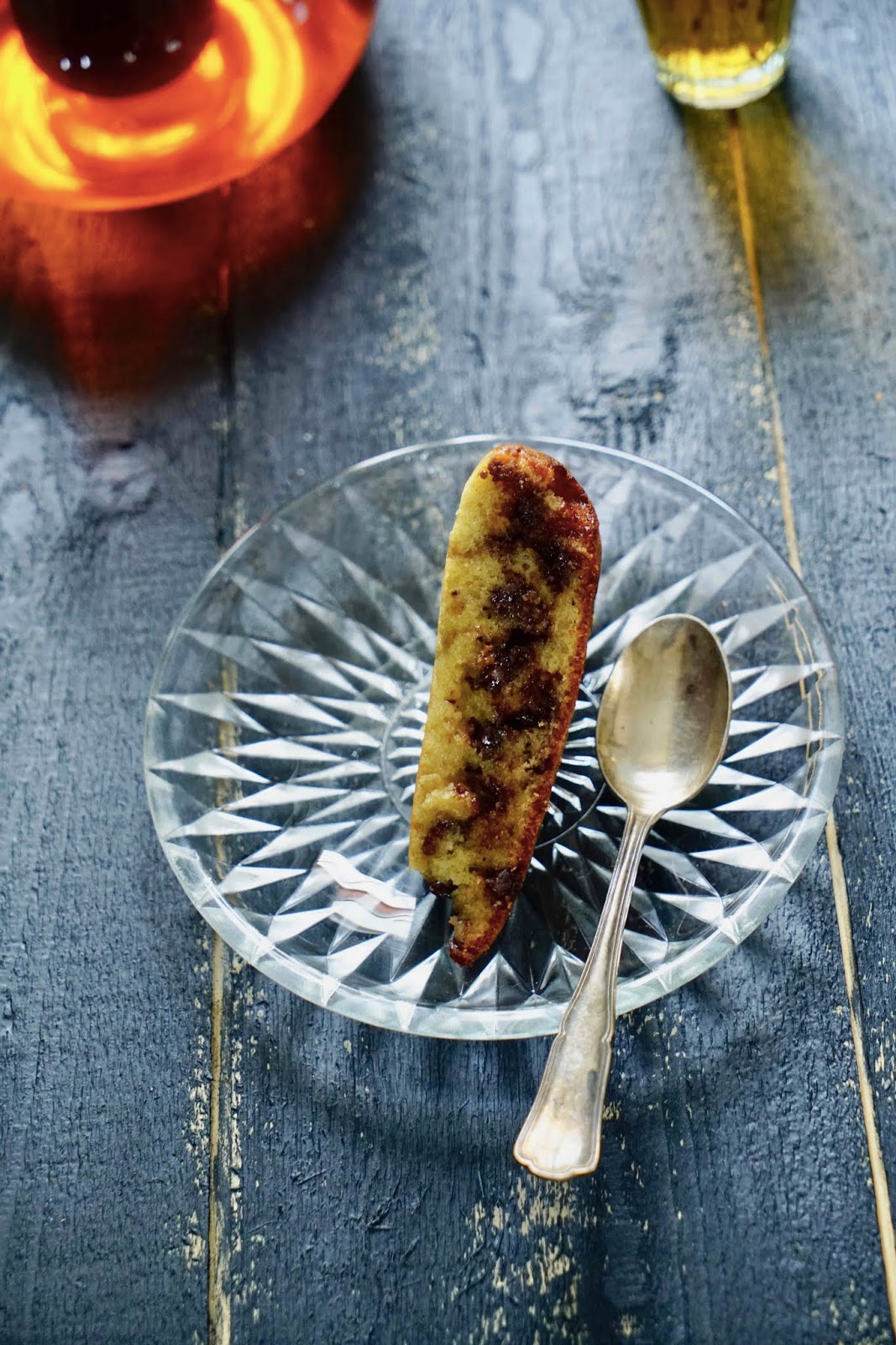 gâteau cuisson à la poêle , pépites de chocolat , recette facile et rapide pour le goûter