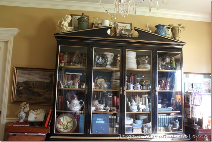 Shelf Decor-Bargain Decorating with Laurie