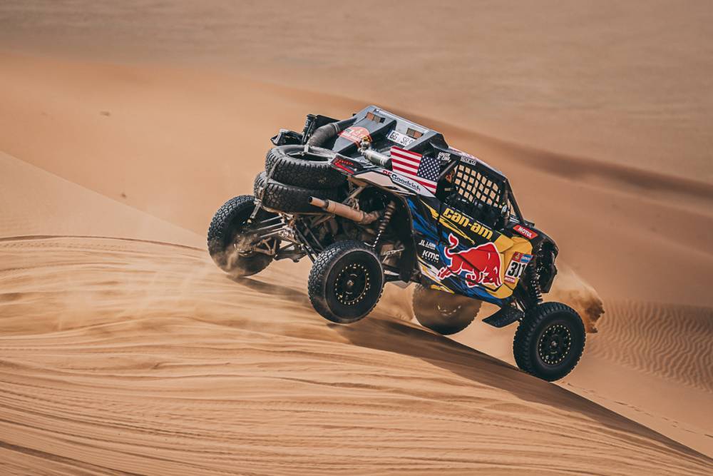 Dakar 2023: Mitchell Guthrie, en su prototipo ligero T3 fue el ganador de la 12ª etapa